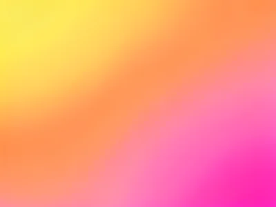 A tropical gradient: mango yellow flowing through papaya orange to passion fruit