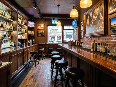 Dive bar interior