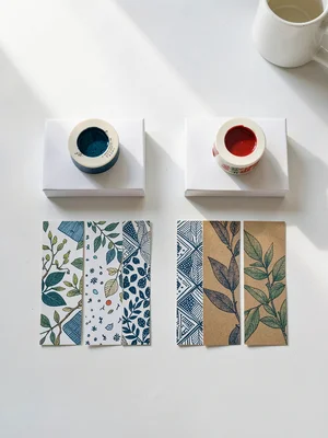 Washi Tape Dispensers With Cut Samples