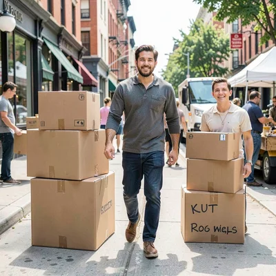 Moving day boxes