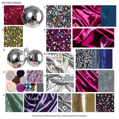 Disco sequin mirror metallic