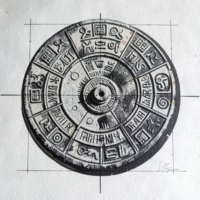 Aztec calendar stone