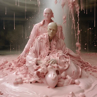 Matthew Barney crestmaster movie still ai thretening