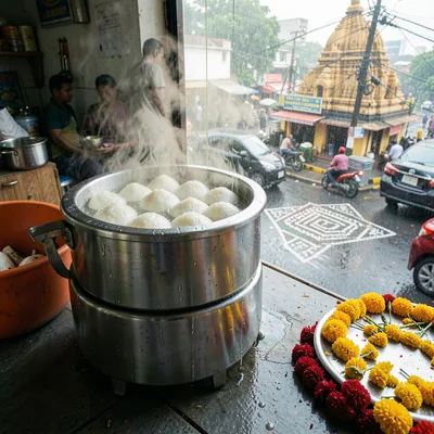 Idli maker steaming