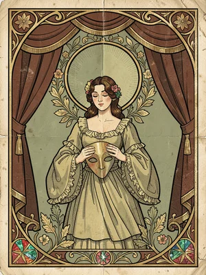 Art Nouveau theater poster