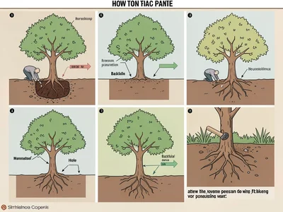 Tree planting process diagram