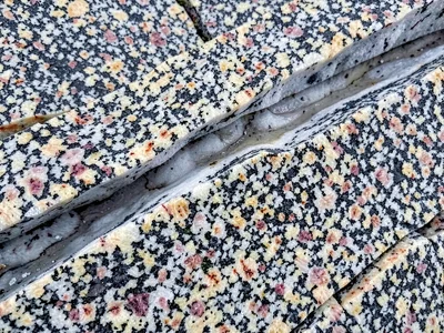 Glacial striae showing ice flow direction