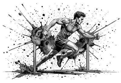 Sprinter start splatter
