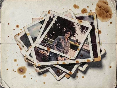 Grunge nineties scattered photos