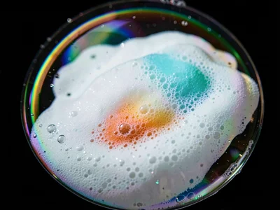 Foam pile showing interference in mass