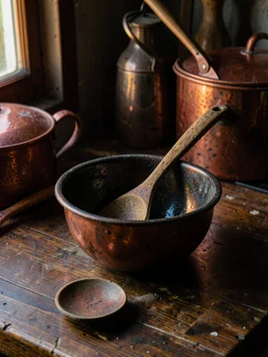 Single Wooden Spoon Portrait