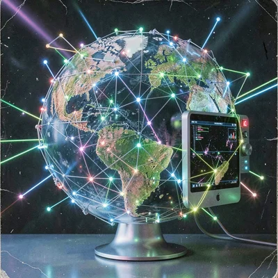 Y2K internet globe