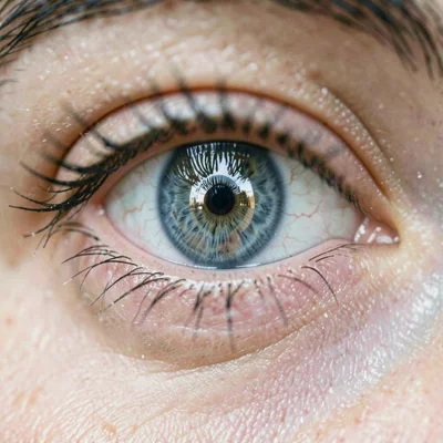 Eye reflecting photographer who is reflecting the eye, infinite regression of ob