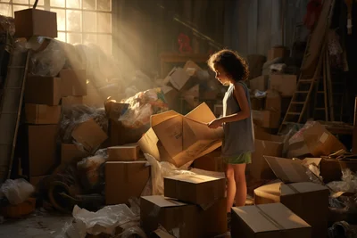 Photo by Gregory crewdson. Momentary Joy A child rips