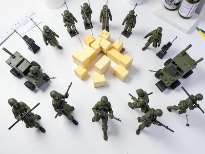 Stapler Regiment vs Eraser Fortress