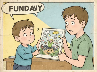 Childs imaginative drawing