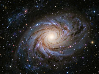 Spiral galaxy showing arm structure clearly