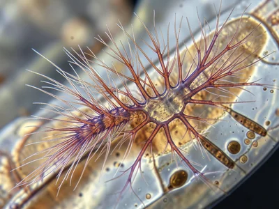 Moth antenna plume, feathery olfactory receptor surface area maximized by branch