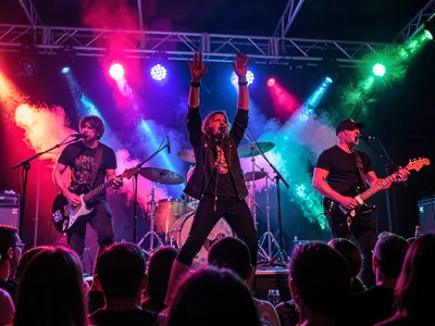 Band performance with dramatic gels