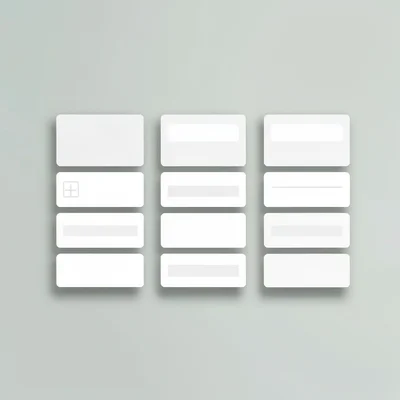 Flat clean ATS-pipeline UI on a soft sage surface, horizontal kanban columns of 