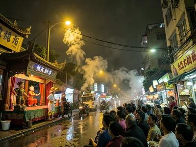 Temple puppet theater