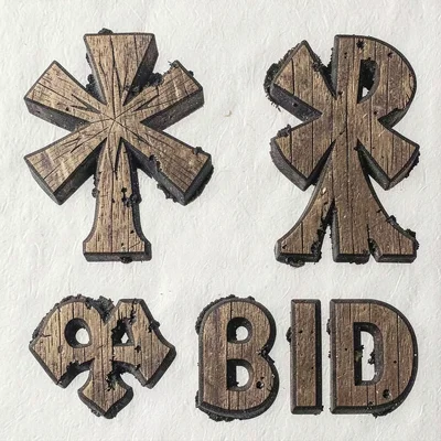 Asterisk and ornaments