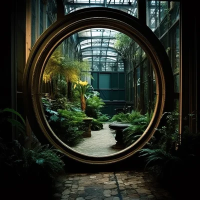 Photo. Mirror Portals Position mirrors as if theyre d