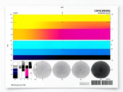 A sheet showing progressive color builds — first yellow only, then yellow plus m