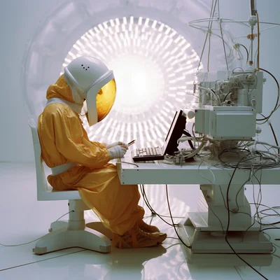 Matthew Barney crestmaster movie still ai computer