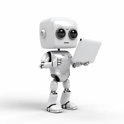 3d plastilina empty inbox  a robot would like to chat