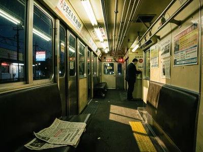 Last train empty carriage