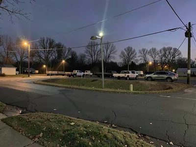 Trailer park evening