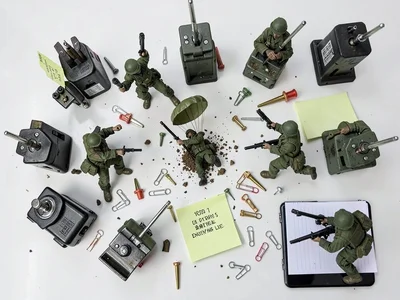 Post-It Paratroop Drop Operation