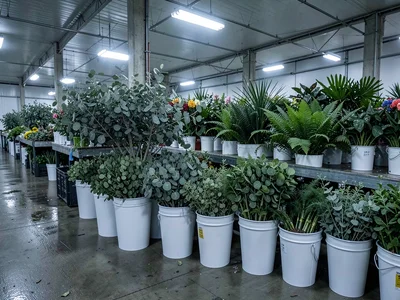 Eucalyptus and Greenery Section