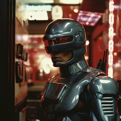 Nan goldin photo of robocop