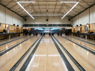 Bowling alley lanes