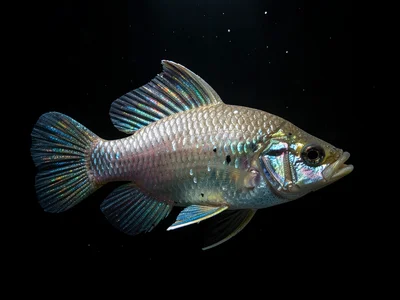 Pearl Gourami at Surface