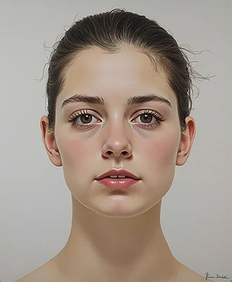 Painting portrait by jenny saville