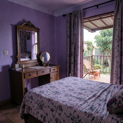 Jacaranda season purple light in suburban Harare, Zimbabwe, Gunhill middle-class