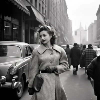 Vivian Maier photo of surprising person or situation
