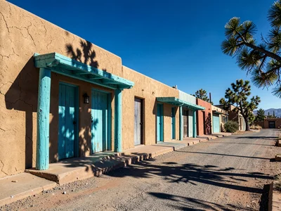 High Desert Town at Noon