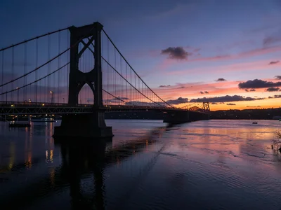 Bridge at twilight