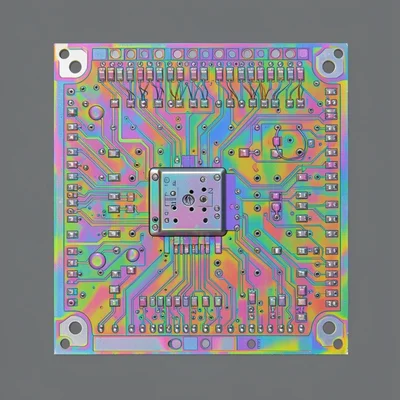 MEMS device on silicon die, mechanical structures etched from silicon, springs a