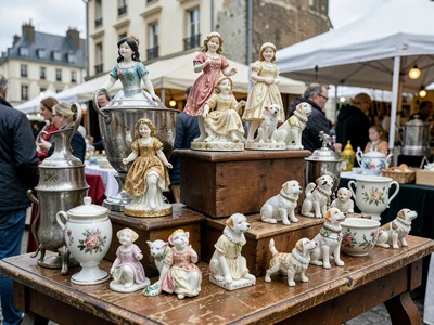 Ceramic Figurine Tiered Display