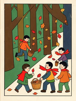 Collecting Autumn Leaves