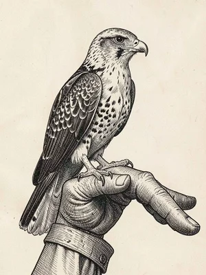Hunting falcon