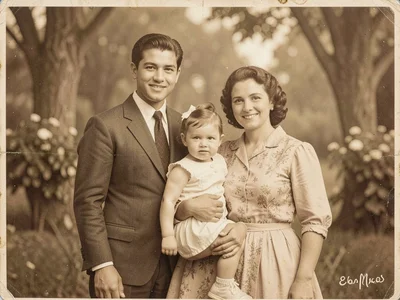 Family portrait vintage
