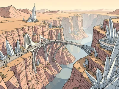 The Cliff City at Midday
