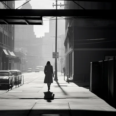 Photo in the style of Vivian Maier 2020 - Silent Obse