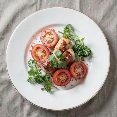 Food plate overhead
